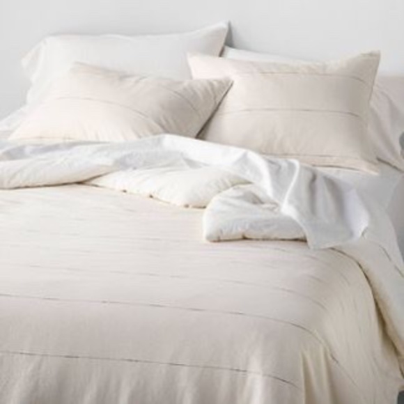 Hearth & Hand Bedding Hearth Hand W Magnolia Thin Stipe Duvet Cover